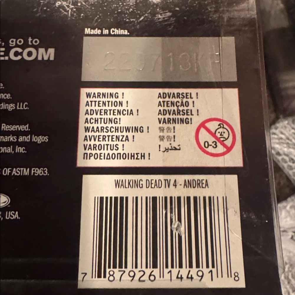 McFarlane Toys Action Figure -The Walking Dead AMC TV Series 4 - Andrea - New